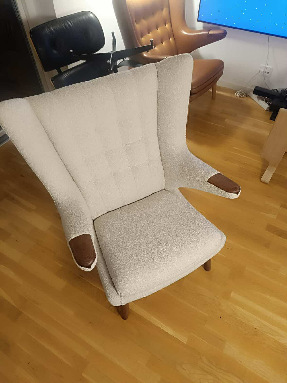 1960s Hans Wegner AP19 “Papa Bear” chair
