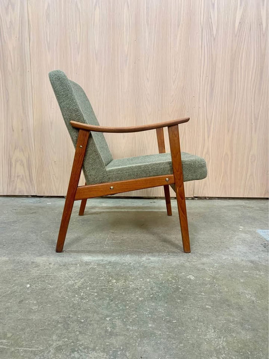 1960s Norwegian Teak Lounge Chair