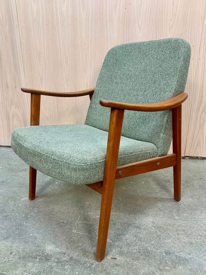 1960s Norwegian Teak Lounge Chair