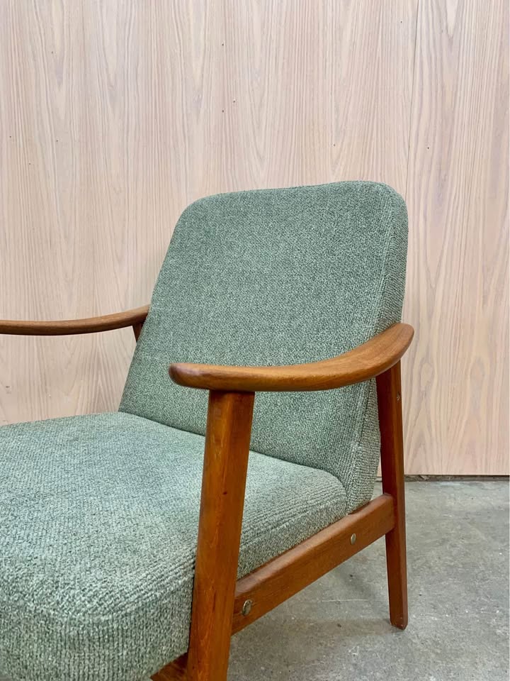 1960s Norwegian Teak Lounge Chair