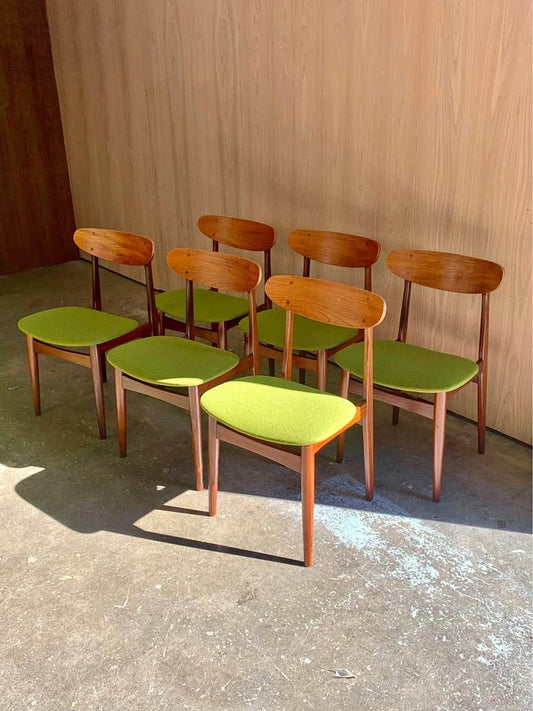 1960s Scandinavian Teak Dining Chairs