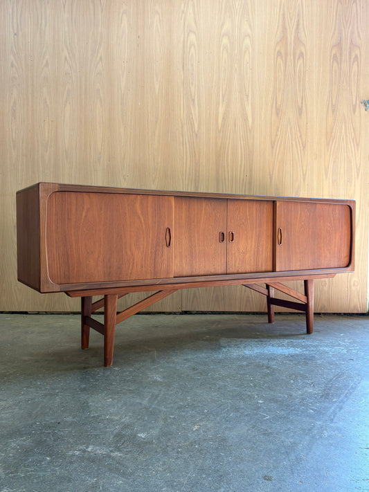 1960s Scandinavian Teak Sideboard Credenza