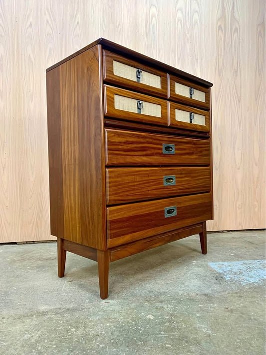 1960s Solid African Teak Dresser by Jan Kuypers