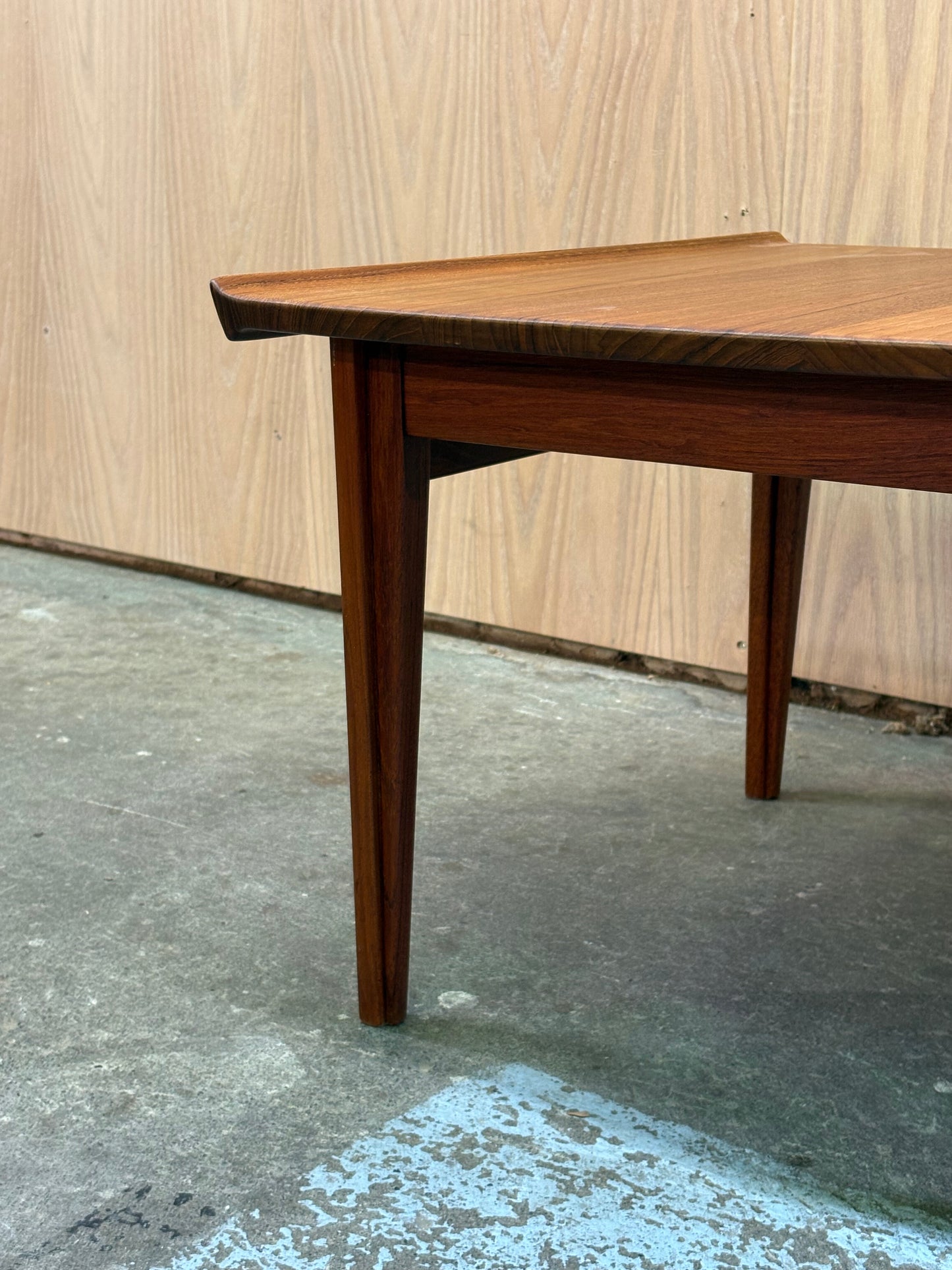 1960s Solid Teak FD535 Side End Table by Finn Juhl