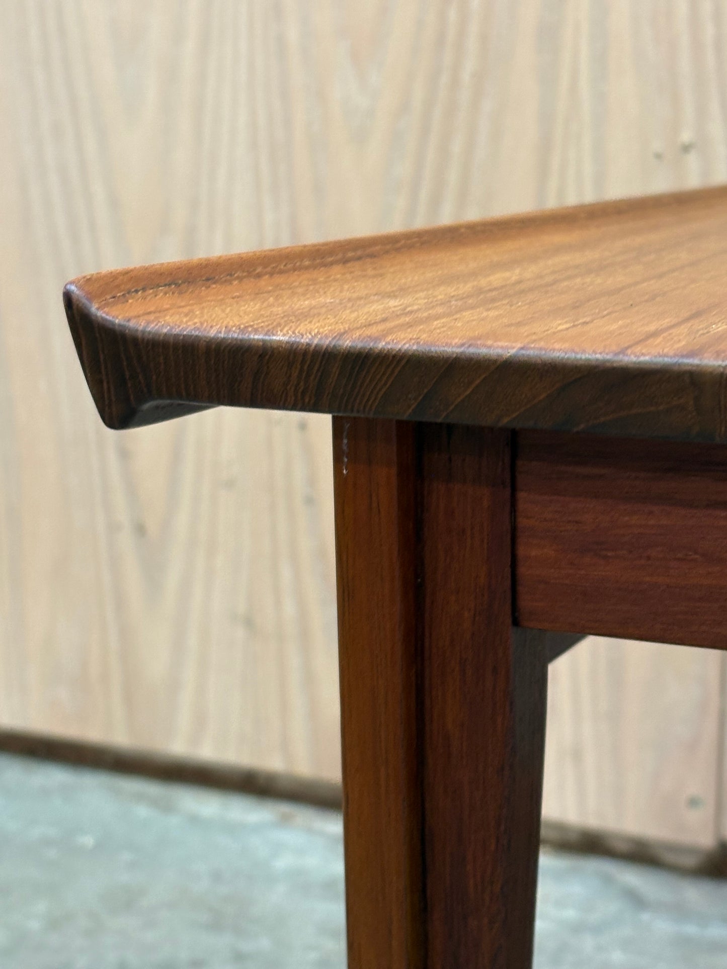 1960s Solid Teak FD535 Side End Table by Finn Juhl
