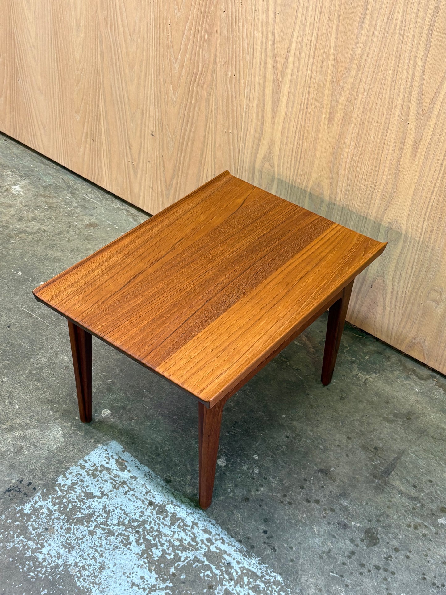 1960s Solid Teak FD535 Side End Table by Finn Juhl