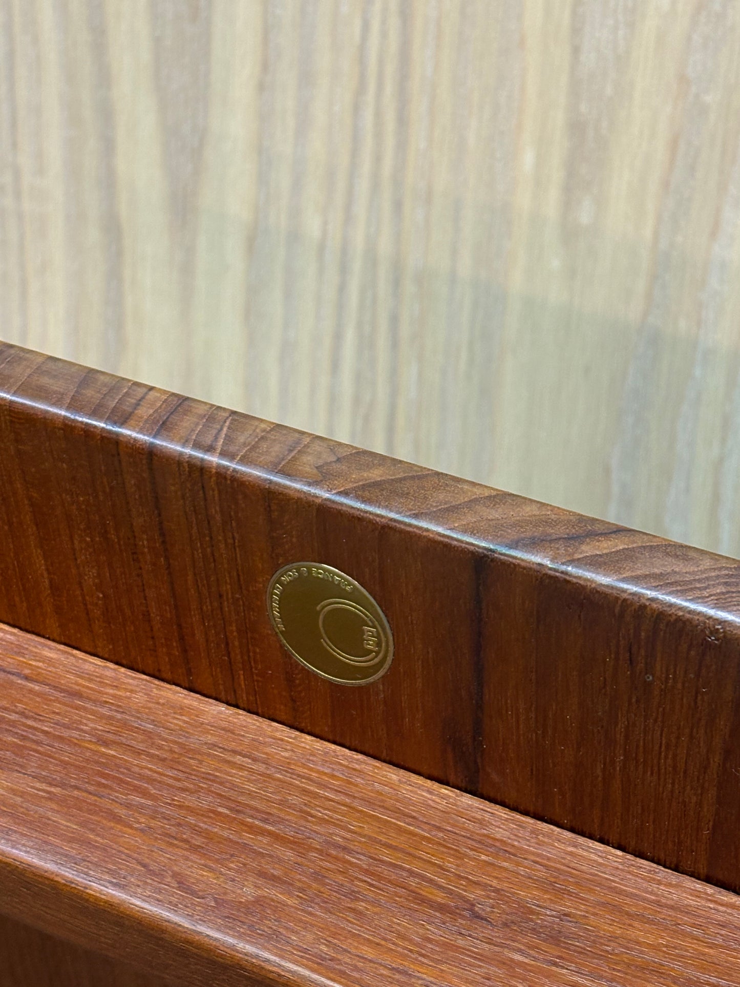 1960s Solid Teak FD535 Side End Table by Finn Juhl