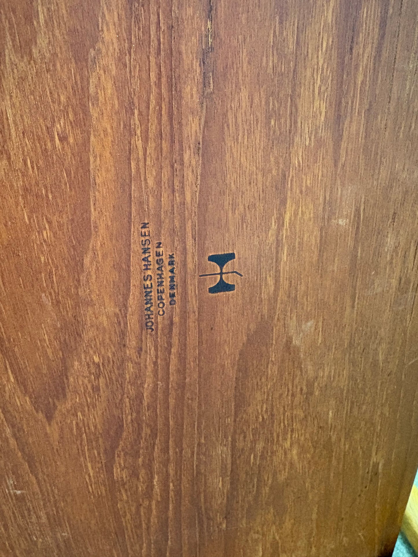 1960s Solid Teak & Oak Side Table by Hans J. Wegner for Johannes Hansen — Model JH566A