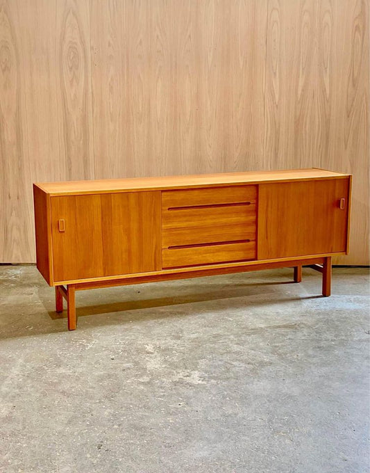 1960s Swedish Teak Credenza by Nils Jonsson for Troeds