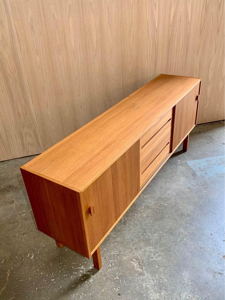 1960s Swedish Teak Credenza by Nils Jonsson for Troeds