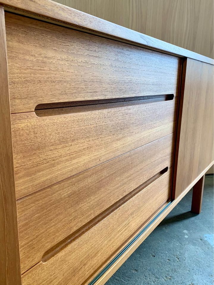 1960s Swedish Teak Credenza by Nils Jonsson for Troeds