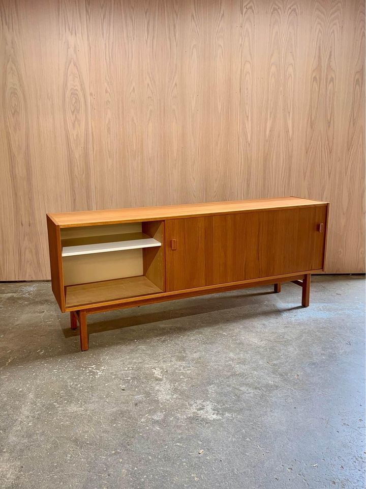 1960s Swedish Teak Credenza by Nils Jonsson for Troeds