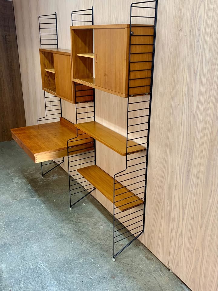 1960s Swedish Teak “String” Wall System – Pray for Modern