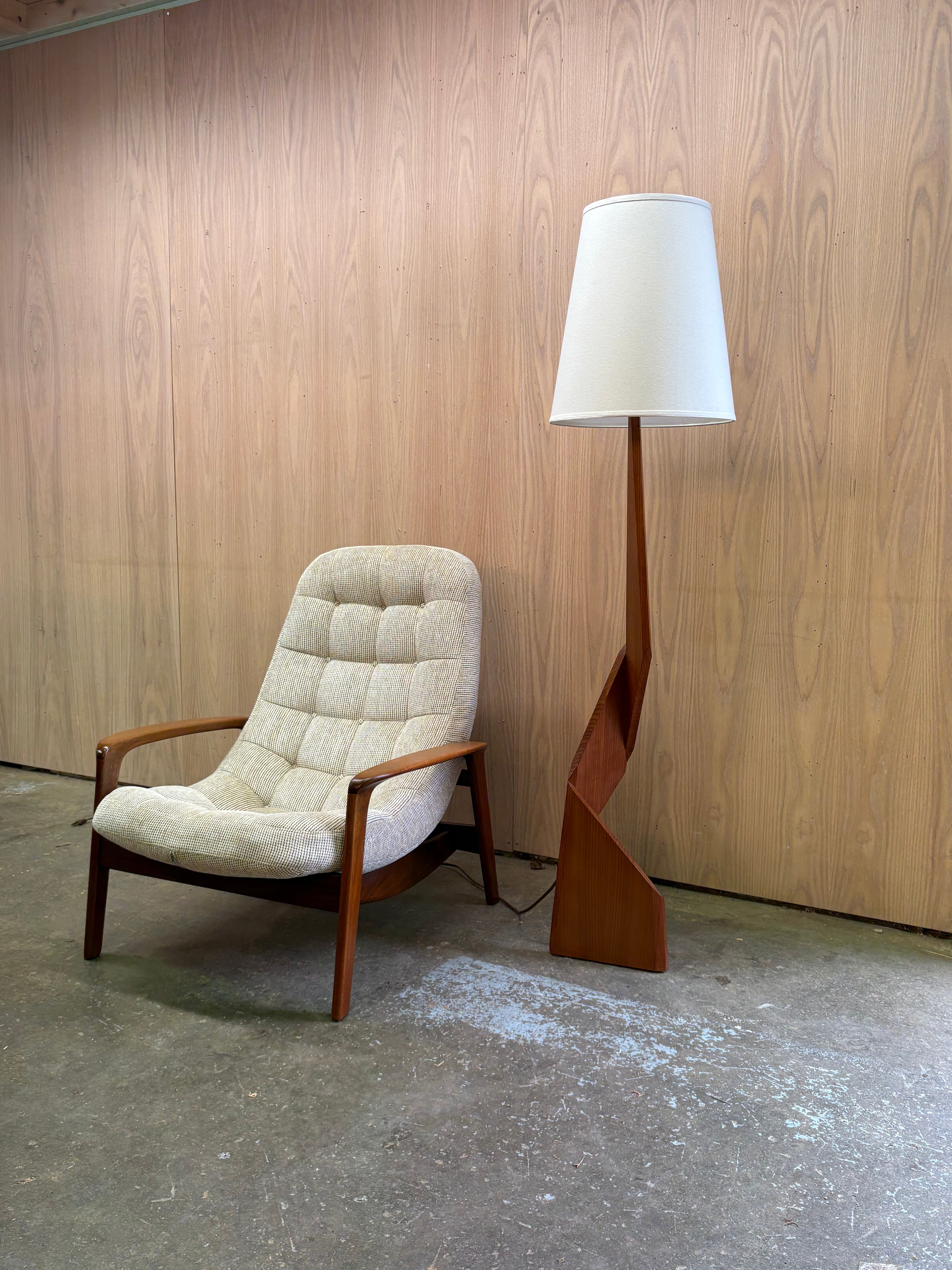 1960s Teak R Huber Scoop Lounge Chair – Pray for Modern