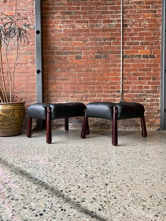 1970s Brazilian MP81 Stools  Ottoman by Percival Lafer