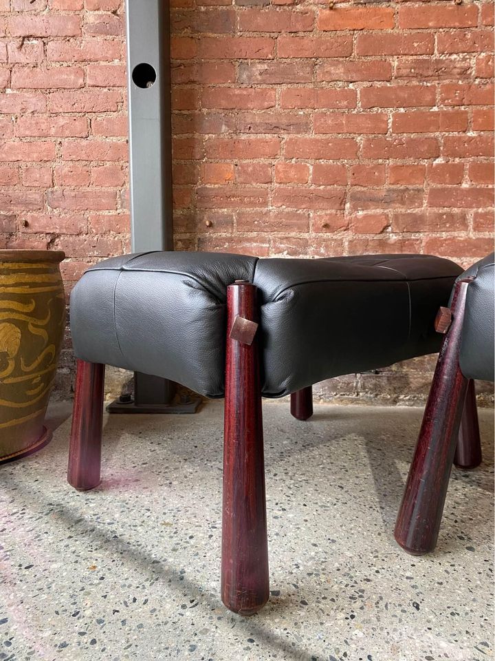 1970s Brazilian MP81 Stools Ottoman by Percival Lafer