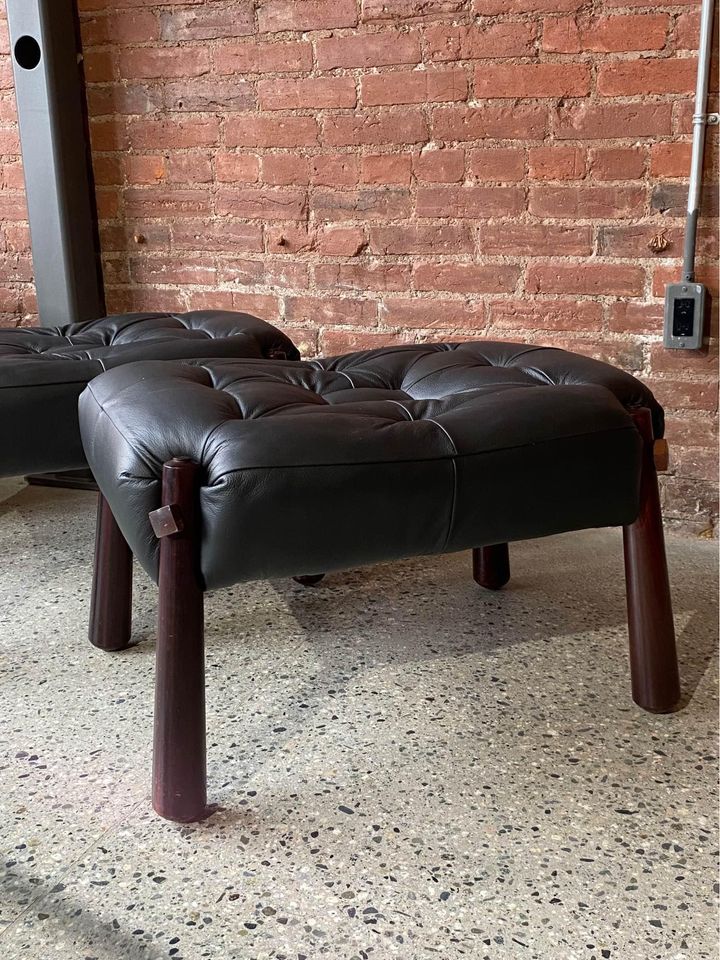 1970s Brazilian MP81 Stools Ottoman by Percival Lafer