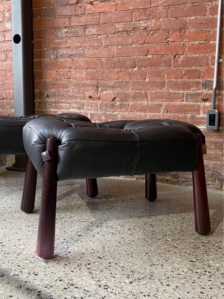 1970s Brazilian MP81 Stools Ottoman by Percival Lafer