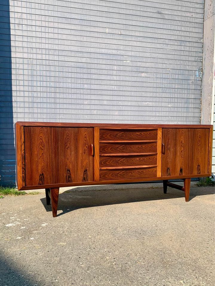 1970s Brazilian Rosewood Credenza by Kofod Larsen