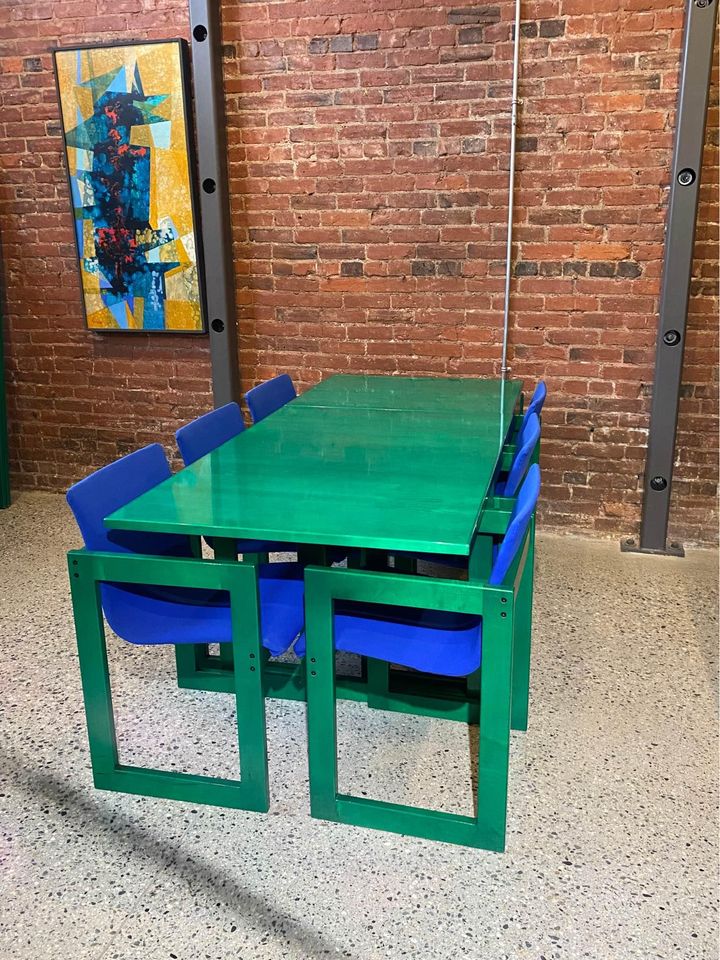 1970s Canadian “Vivigrain” Dining Table