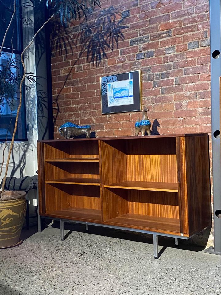 1970s Danish Rosewood Credenza Cabinet