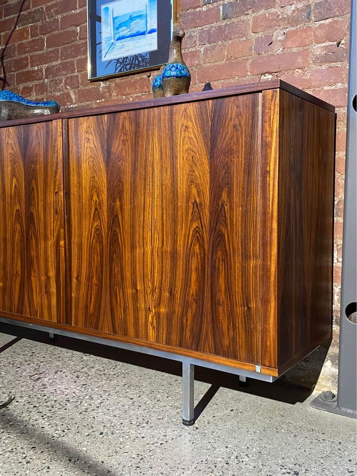 1970s Danish Rosewood Credenza Cabinet