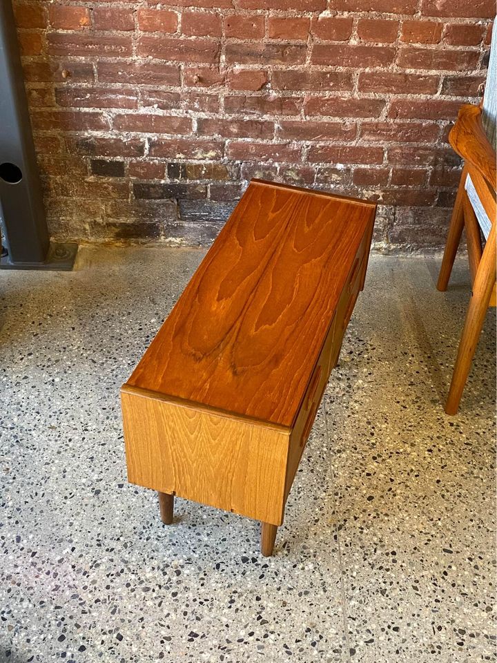 1970s Danish Teak Small Chest of Drawers