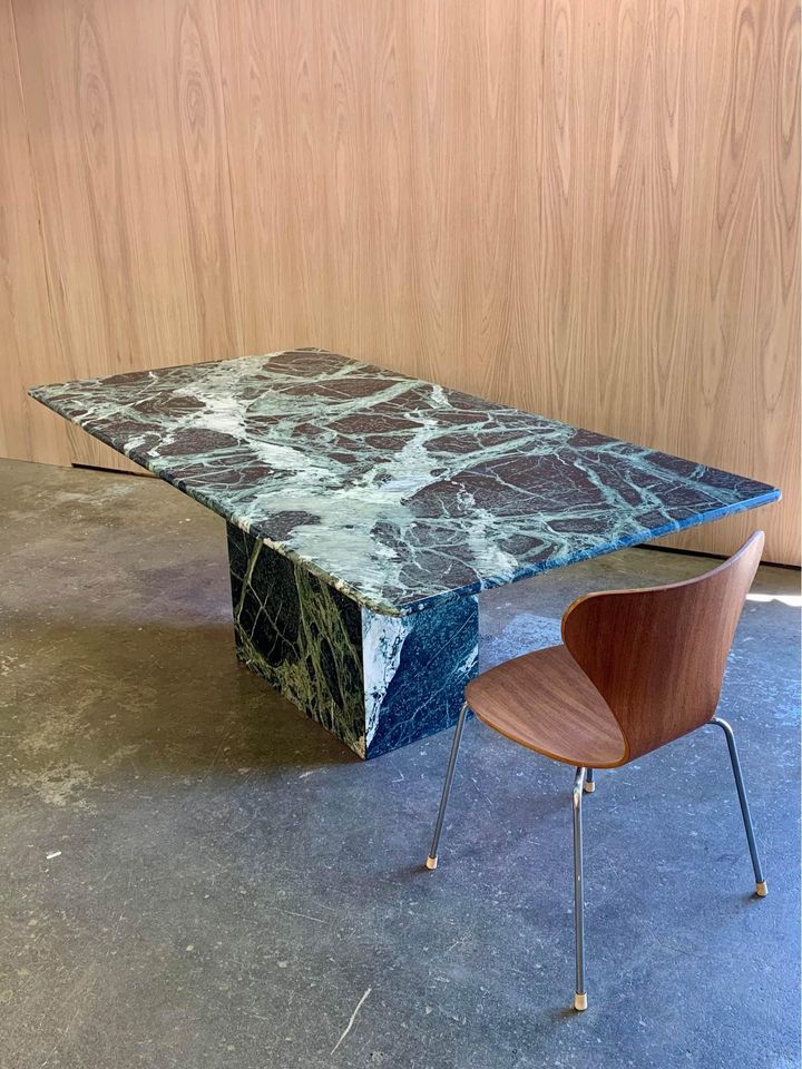 1970s Italian Marble Dining Table