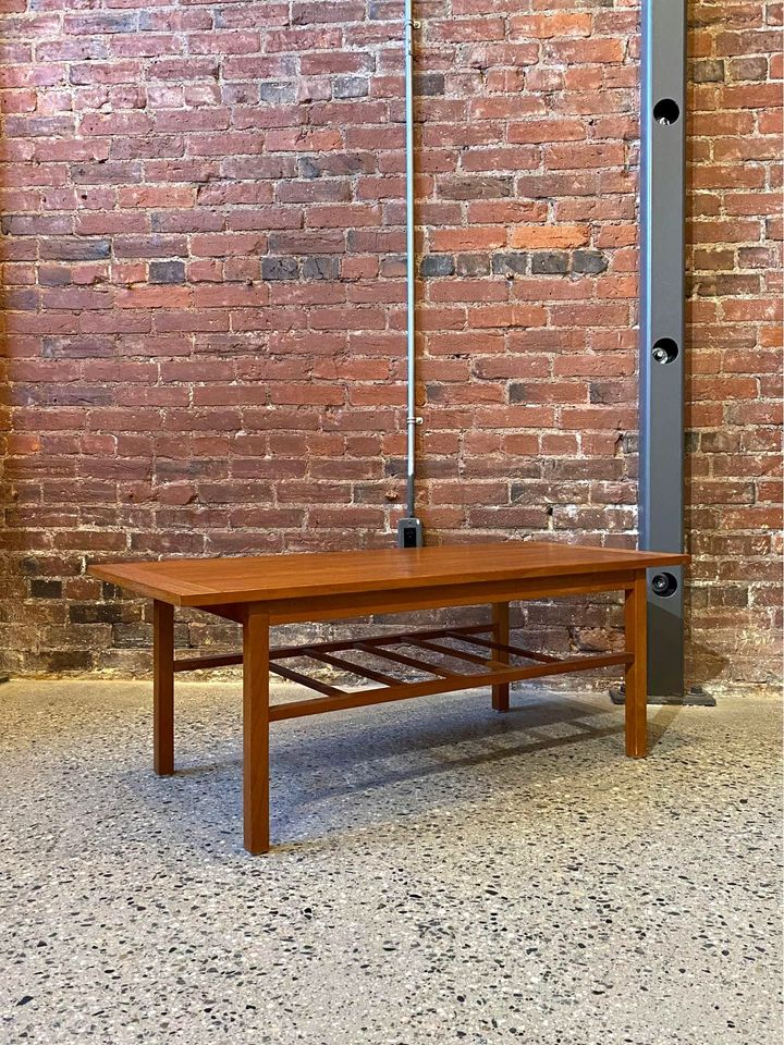 1970s Mid Century Teak Coffee Table