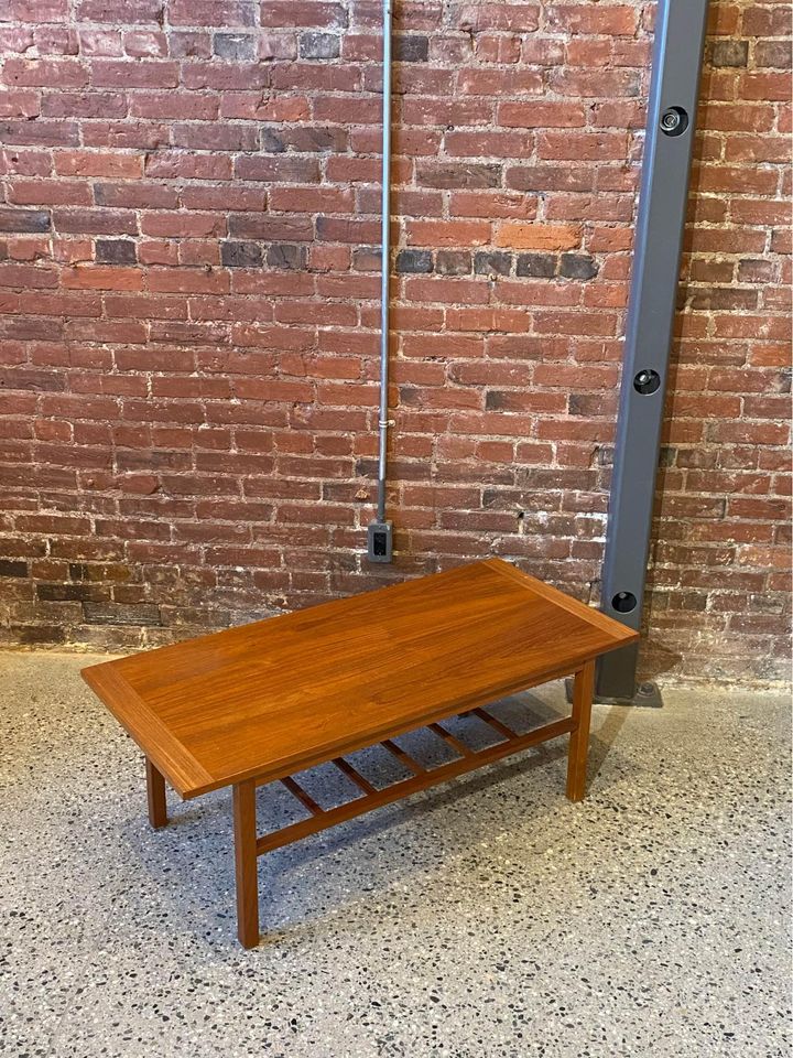 1970s Mid Century Teak Coffee Table