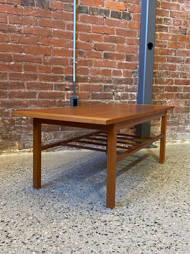 1970s Mid Century Teak Coffee Table