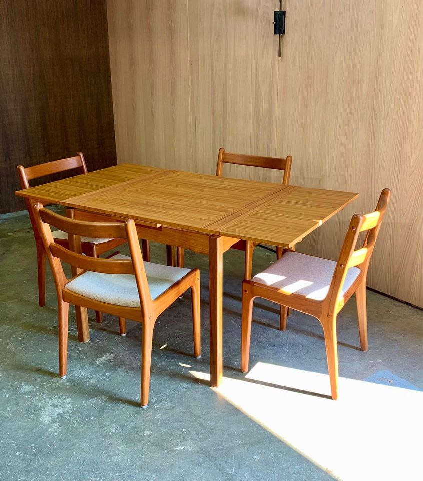 1970s Mid Century Teak Dining Set