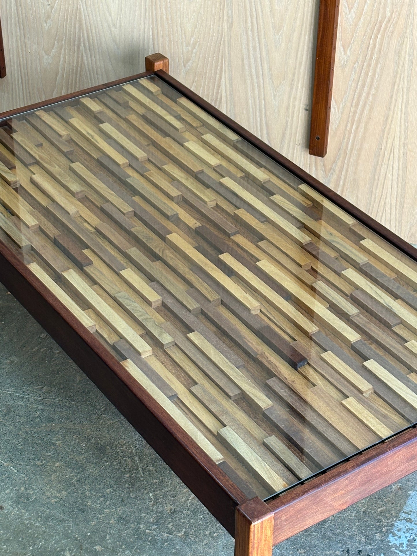 1970s Brazilian Hardwood Coffee Table by Percival Lafer