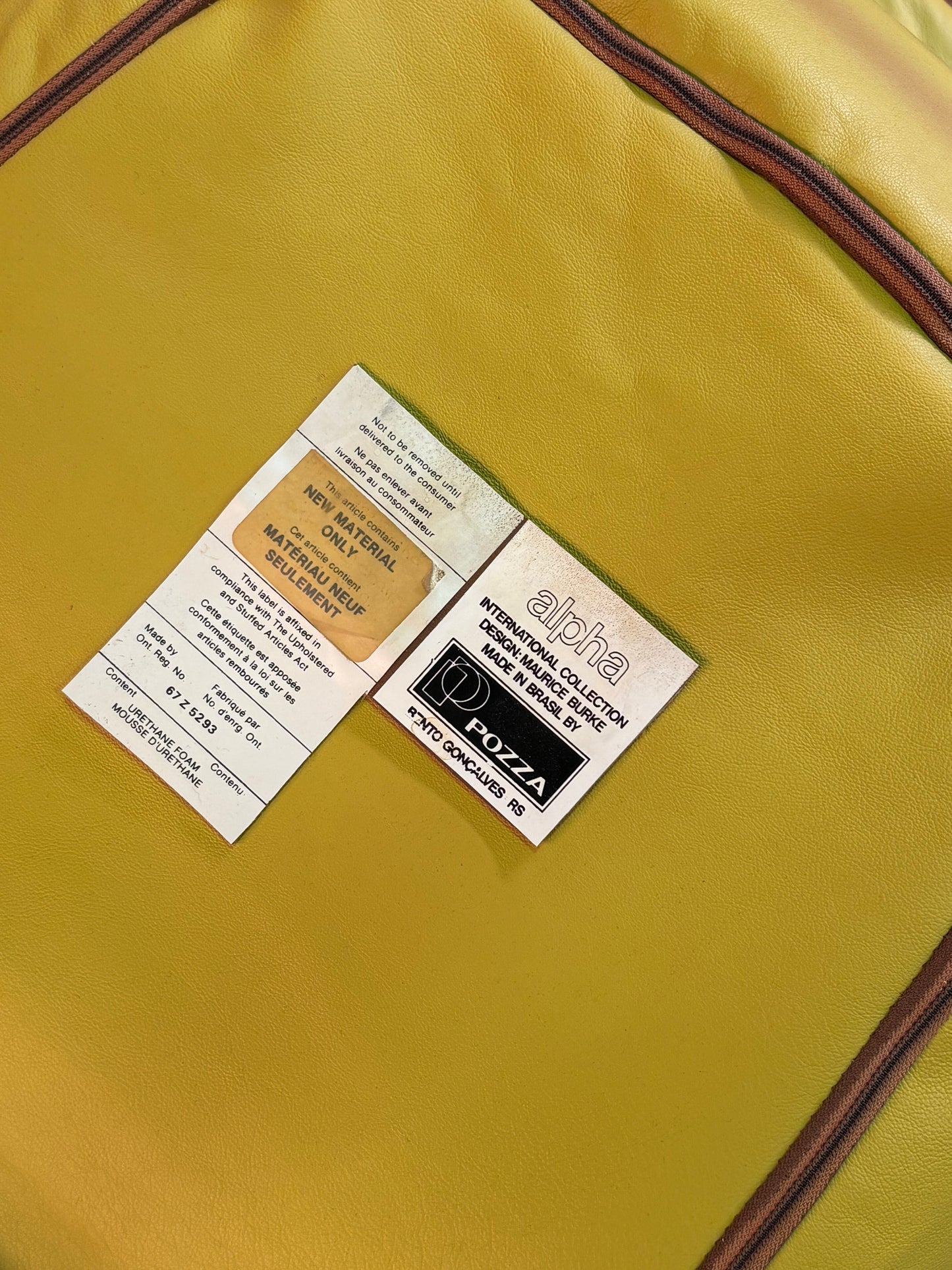 1970s Chromed and Leather Lounge Chair by Maurice Burke for Pozza