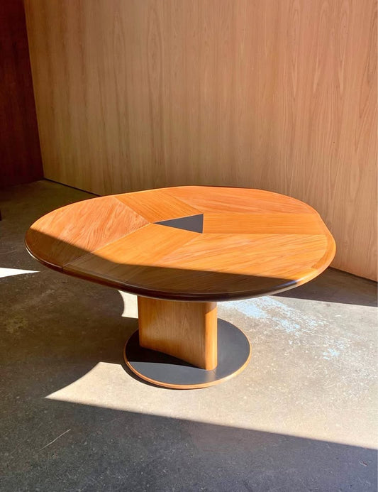 1970s Danish Teak Expanding Dining Table by Skovby