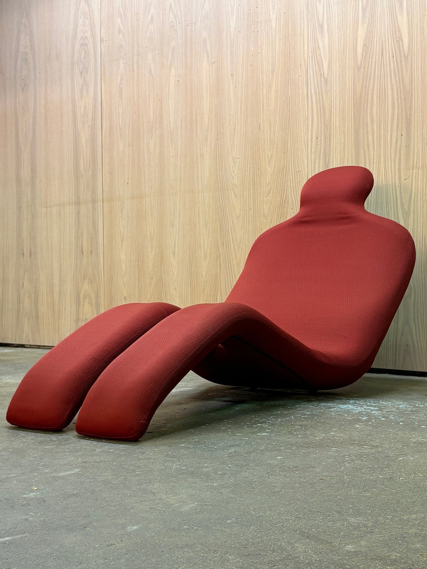 1970s French Bouloum Chaise Lounge Chairs by Olivier Mourgue for Airborne