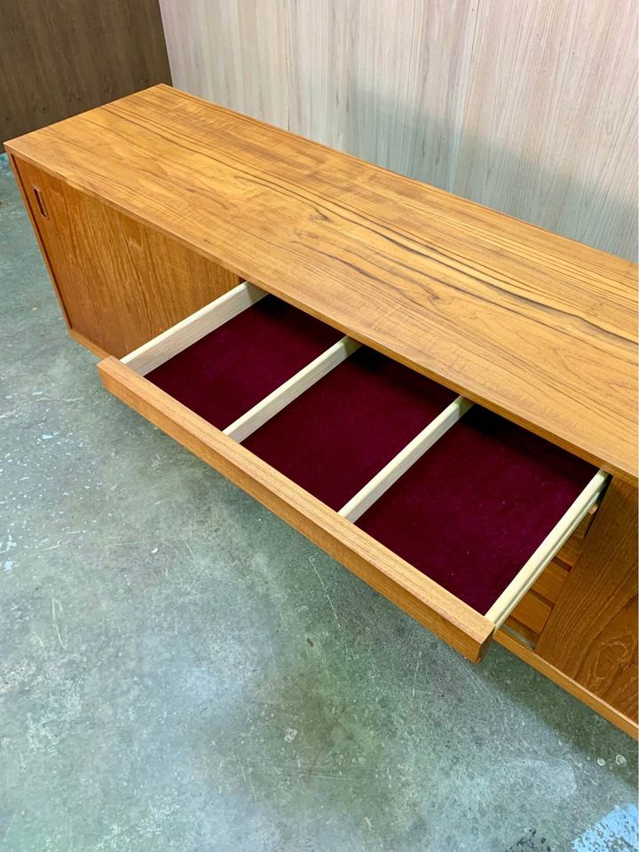 1970s Mid Century Teak Credenza Sideboard