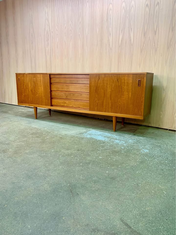 1970s Mid Century Teak Credenza Sideboard