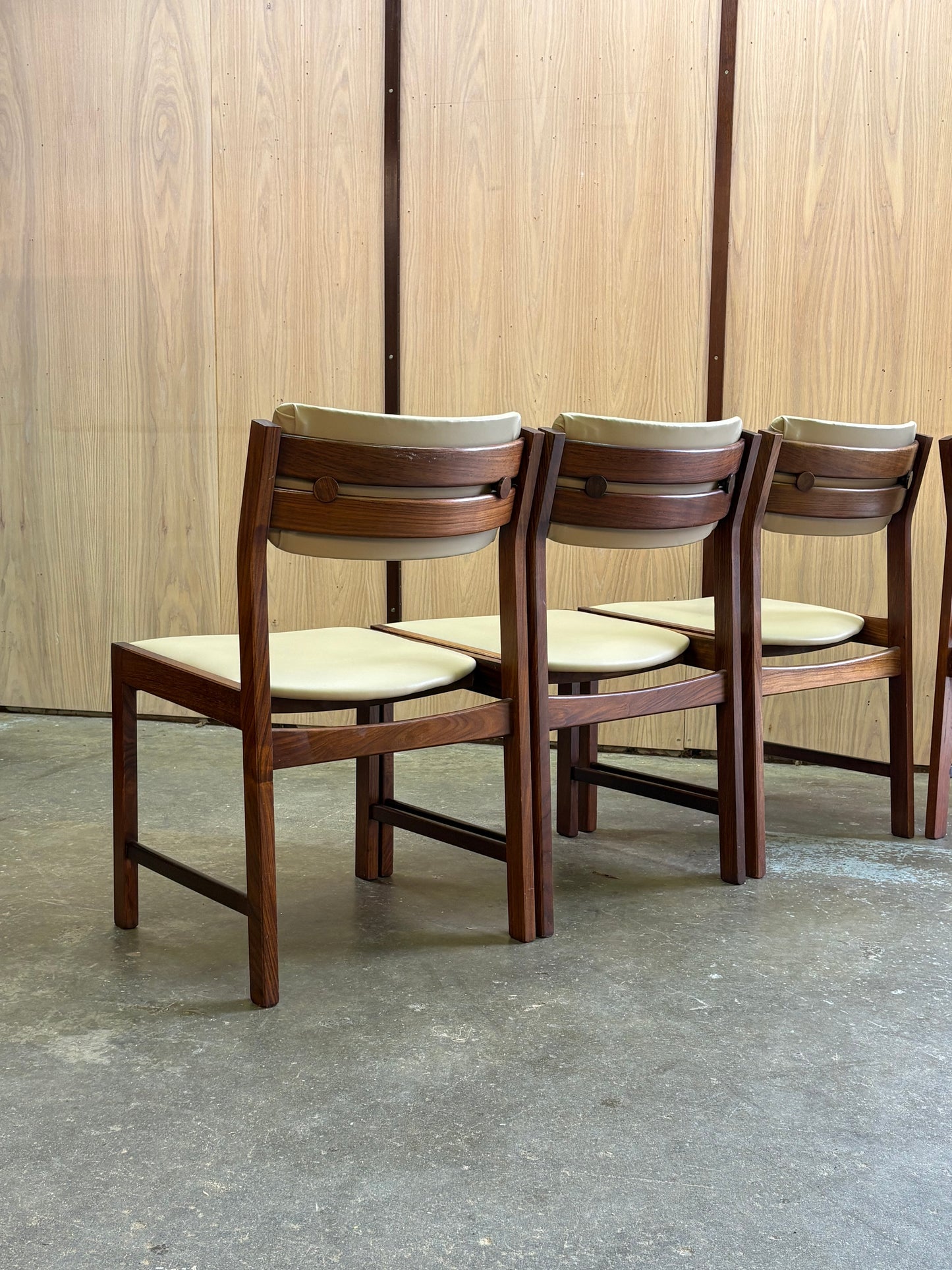 1970s Rosewood Dining Chairs