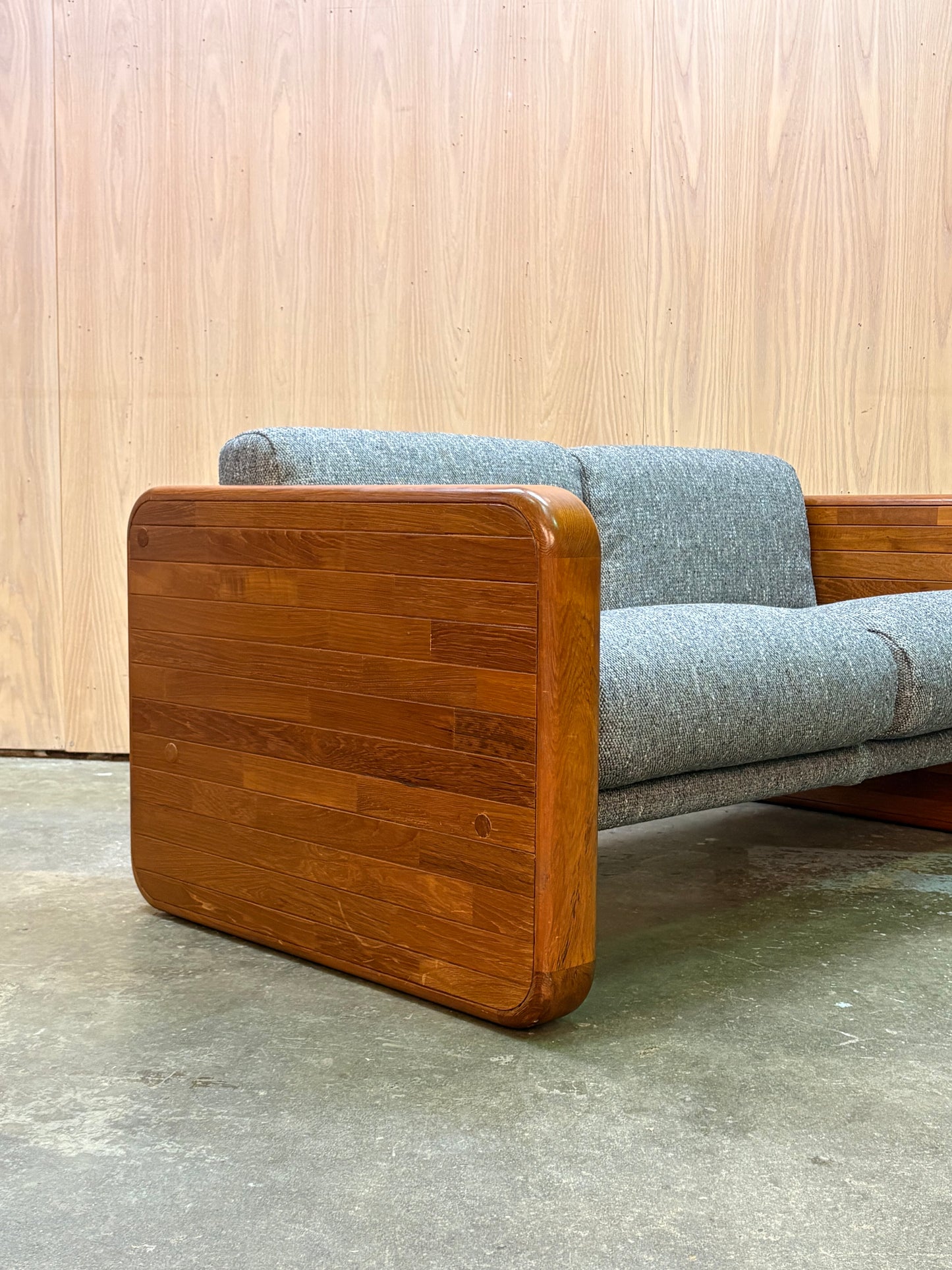 1970s Vintage Teak Sofa