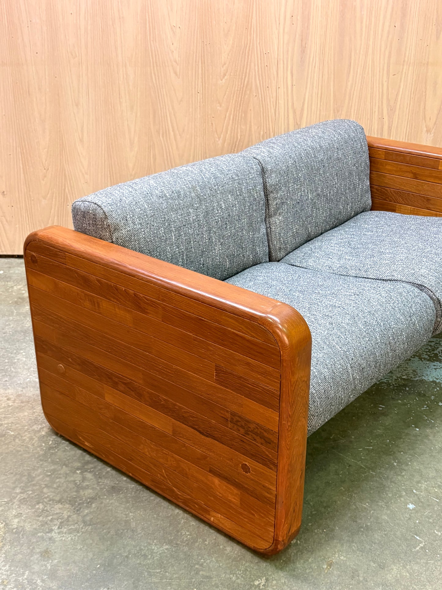 1970s Vintage Teak Sofa