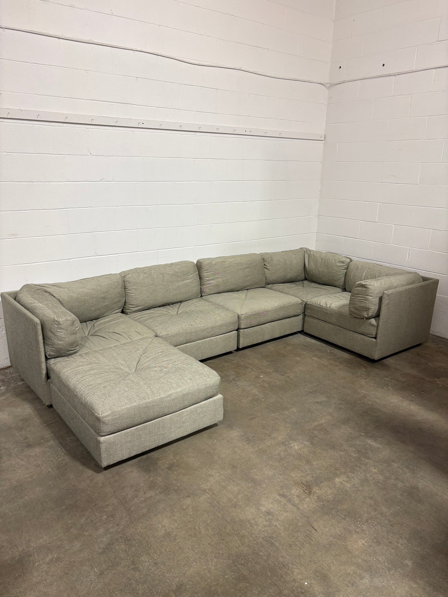 1970s “Playpen” Modular Sectional Sofa by Selig for Simmons