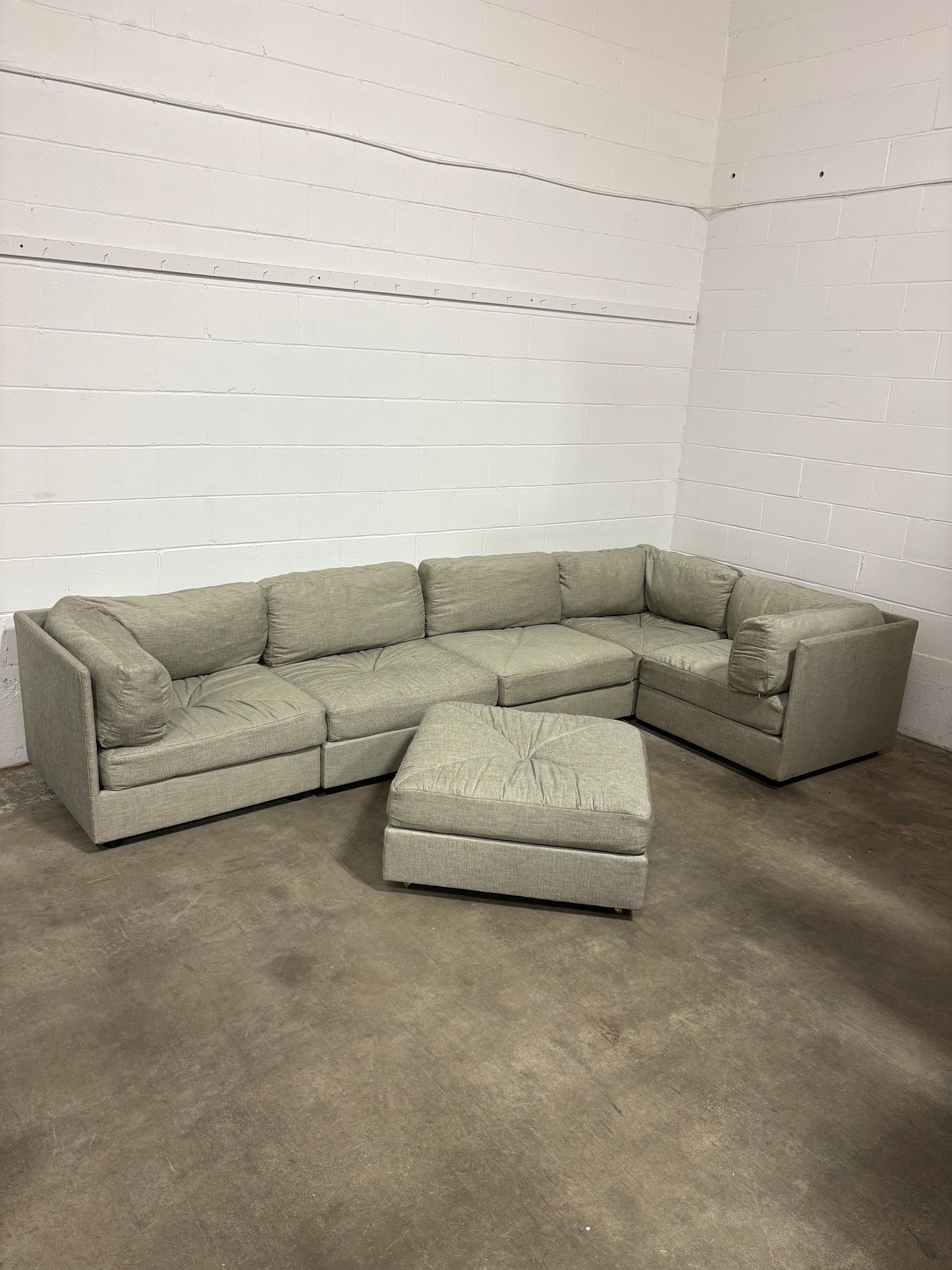 1970s “Playpen” Modular Sectional Sofa by Selig for Simmons