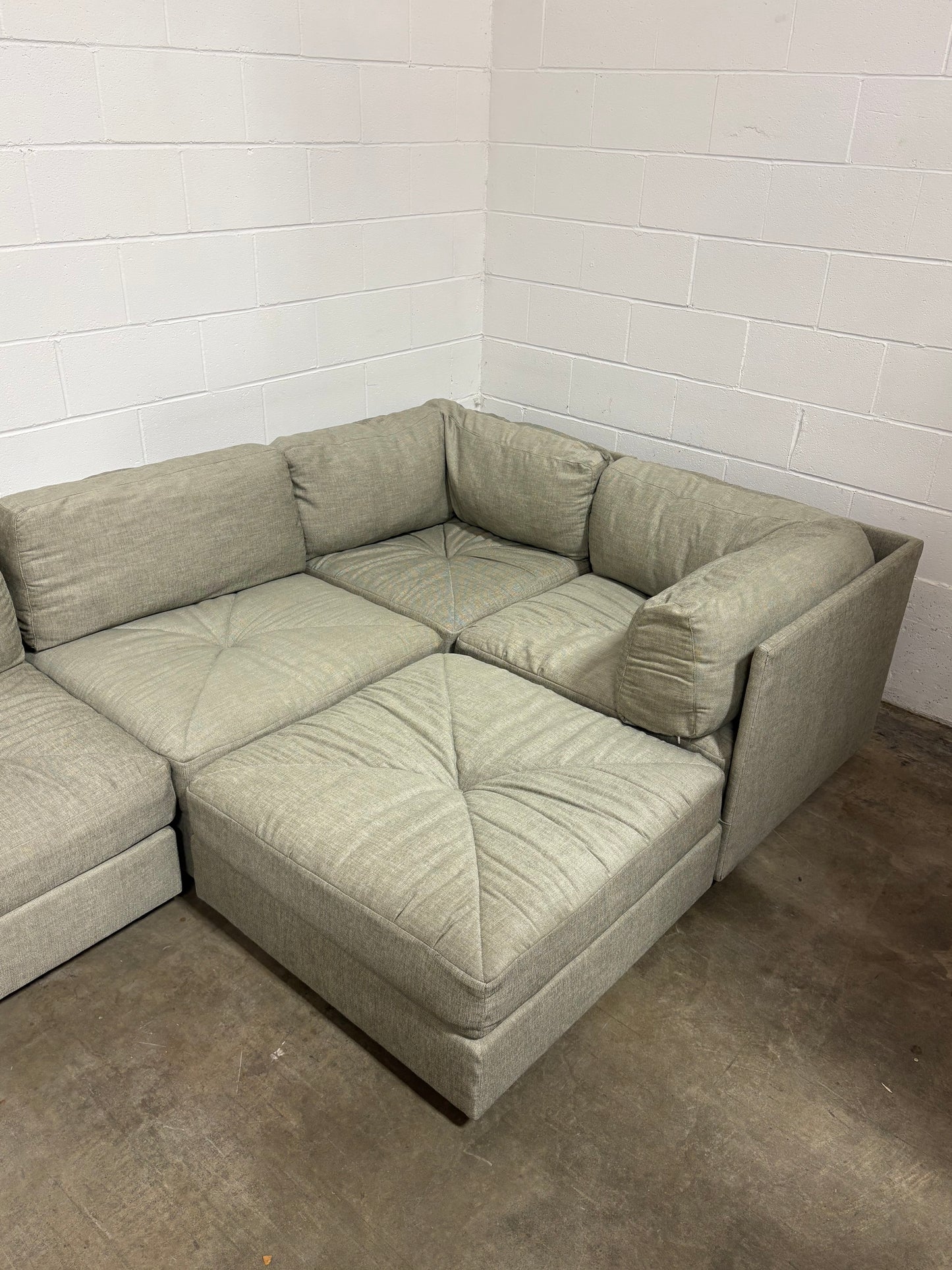 1970s “Playpen” Modular Sectional Sofa by Selig for Simmons