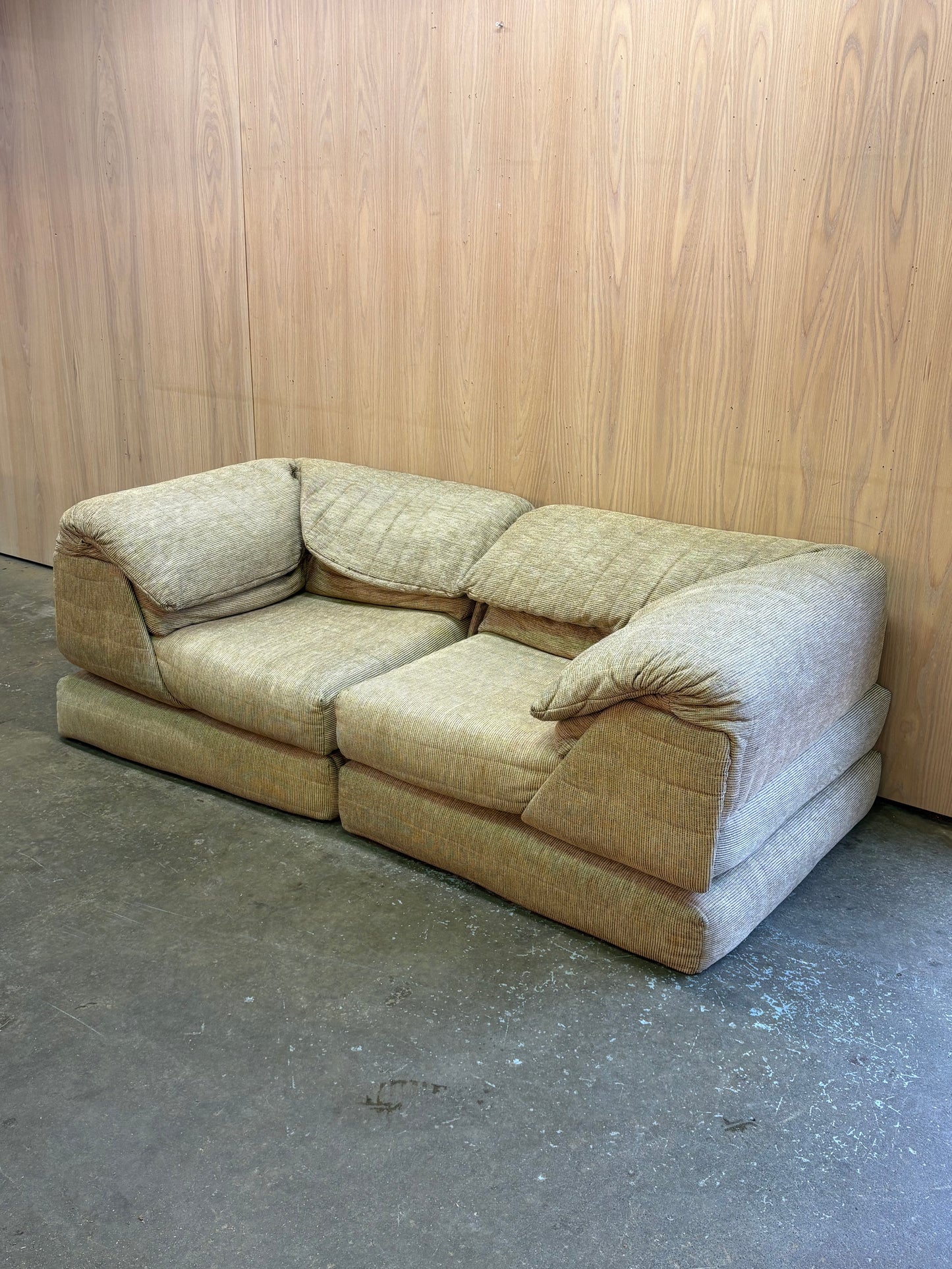 1980s French Modular Sleeper Sofa by Roche Bobois