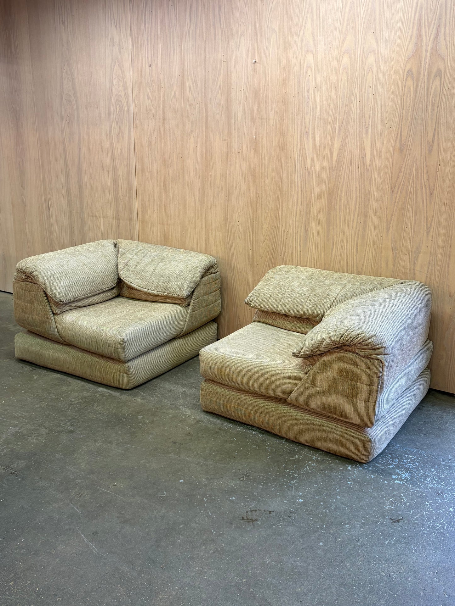 1980s French Modular Sleeper Sofa by Roche Bobois