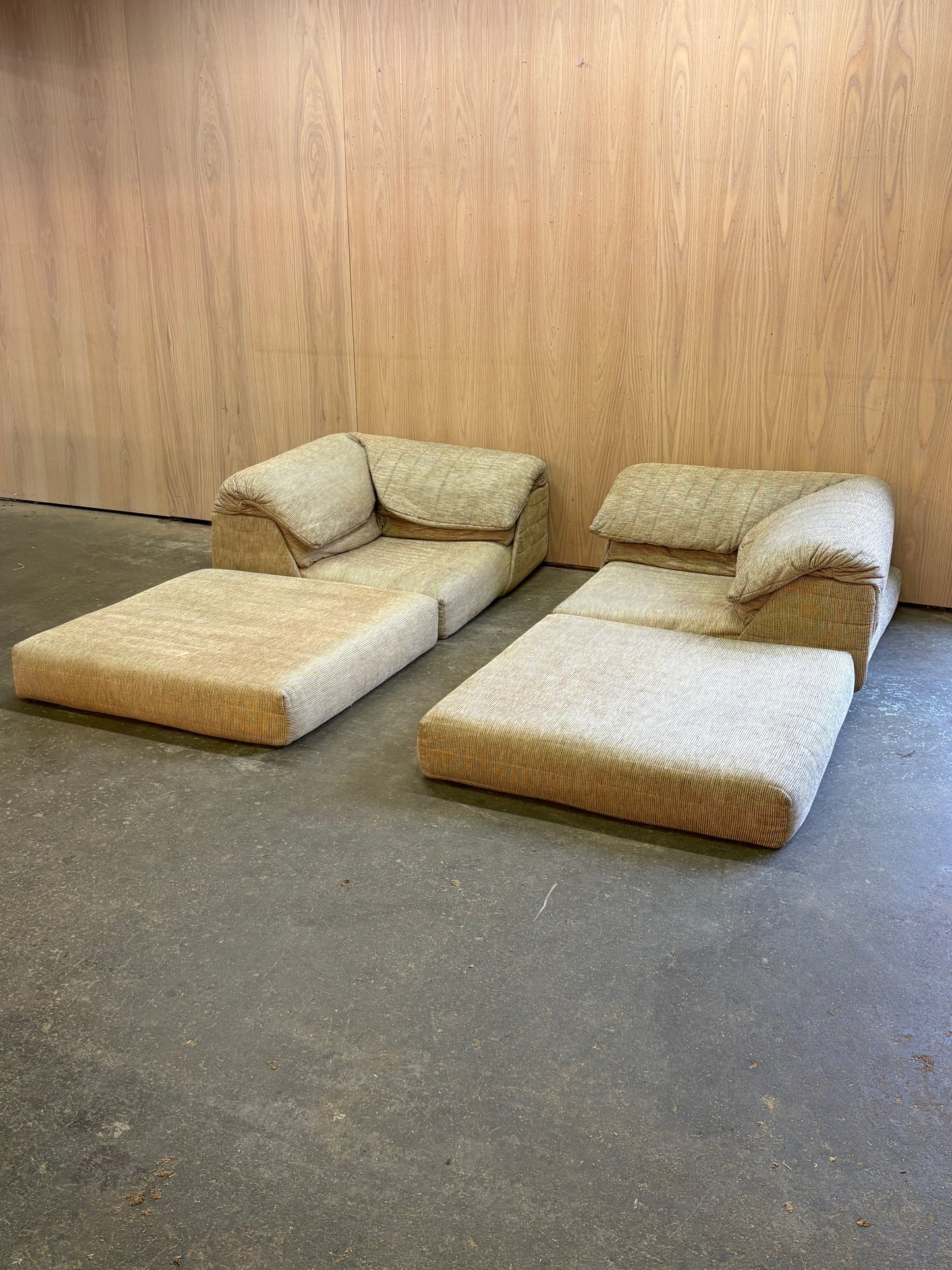 1980s French Modular Sleeper Sofa by Roche Bobois