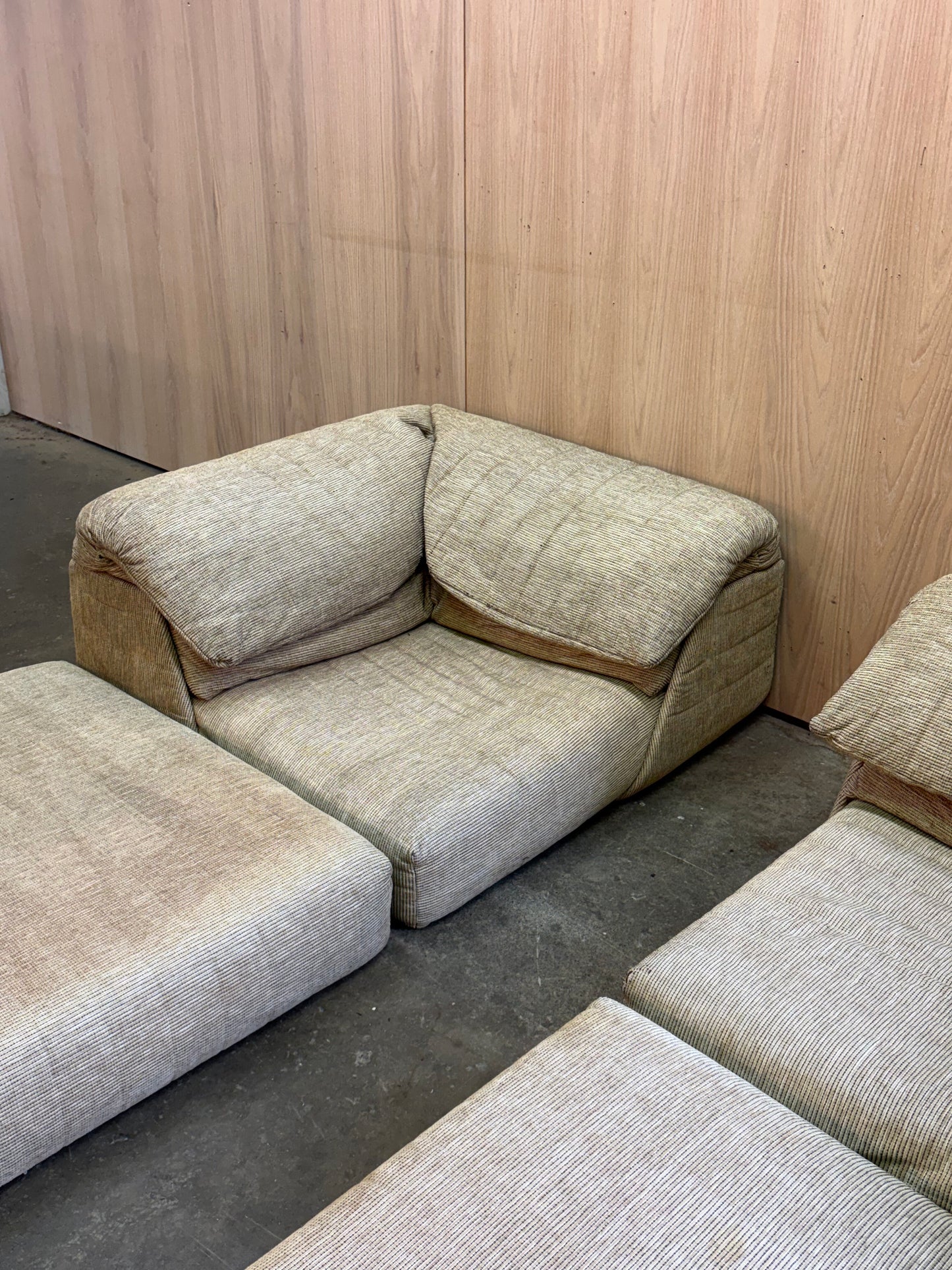 1980s French Modular Sleeper Sofa by Roche Bobois