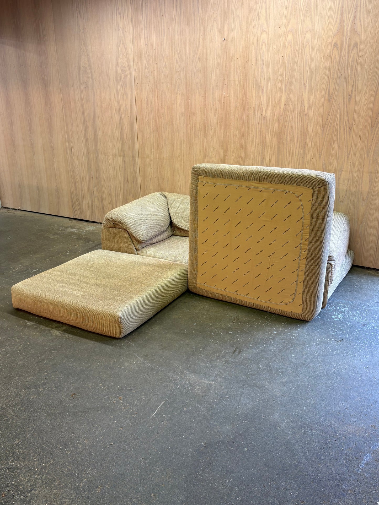1980s French Modular Sleeper Sofa by Roche Bobois