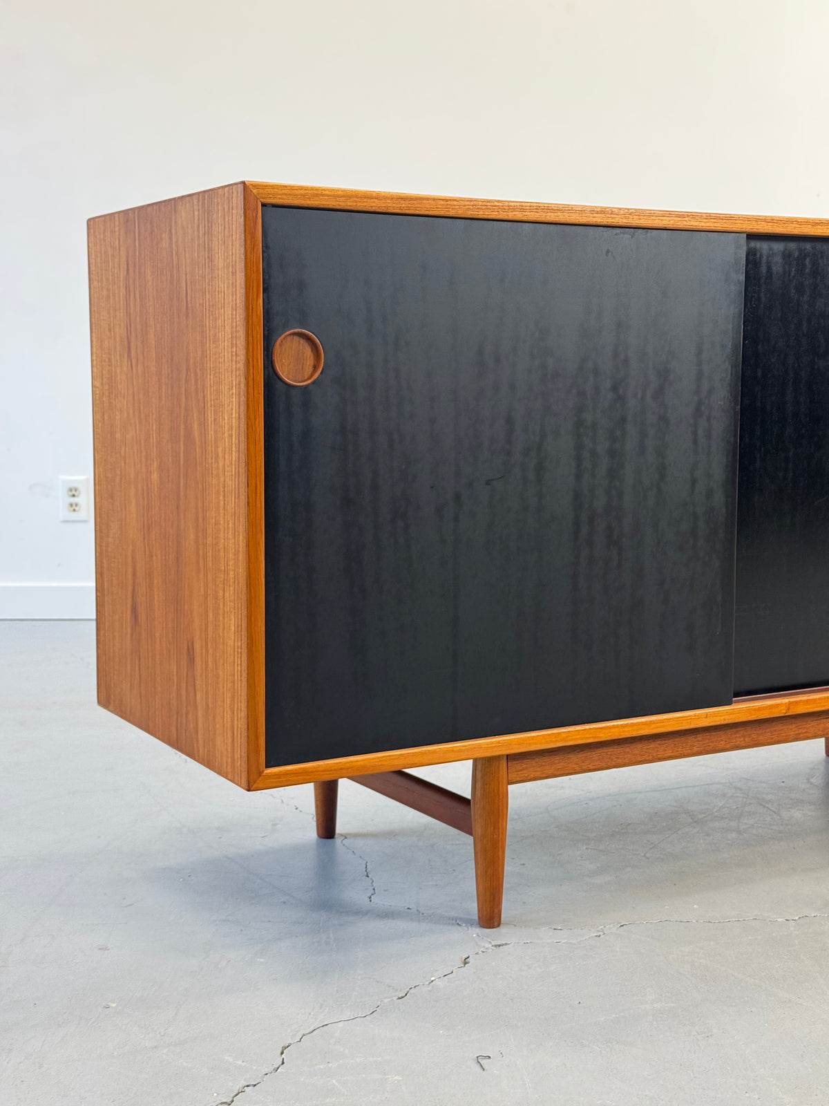 1950s Arne Vodder Model 29A “Triennale” Teak Sideboard for Sibast, Denmark.